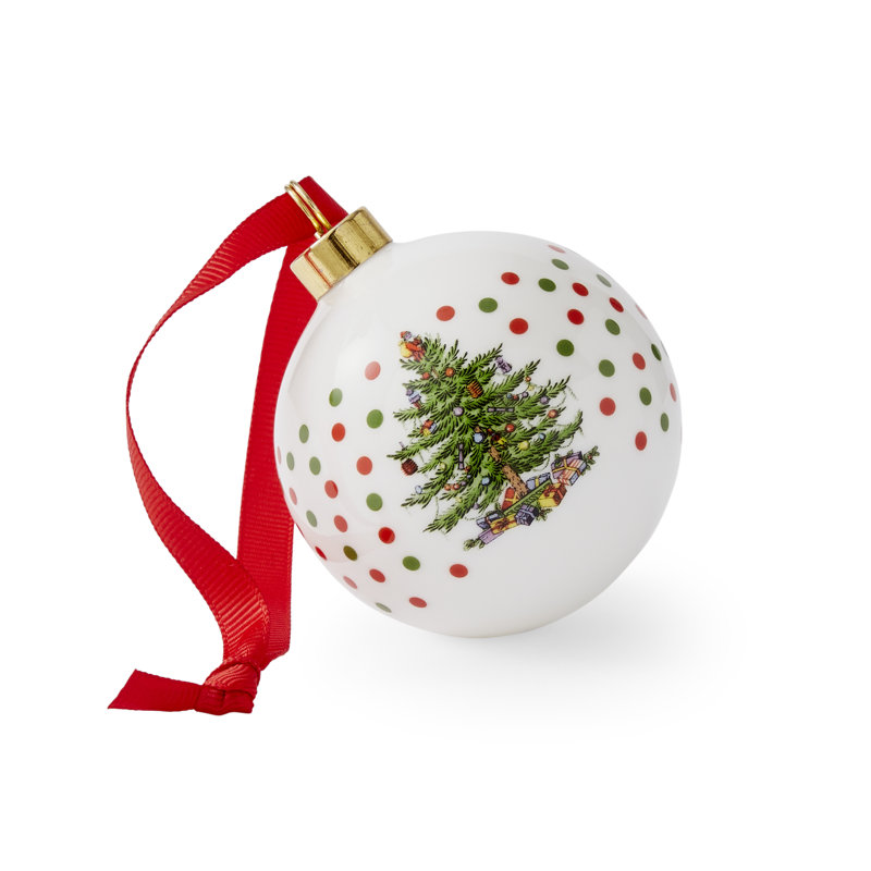 Christmas Tree POLKA DOT BAUBLE
