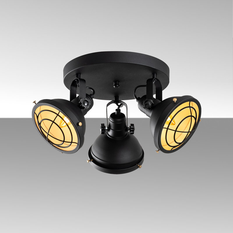 Elegant Black Chandelier Light Fixture, Metal Body, 17 x 6.3 inches | Non-Adjustable Height 10.2 inches | 3 x E14 Sockets (Max 40W) | Stylish Lighting for Living Room, Dining Room, and Entryway | IP20 Rated