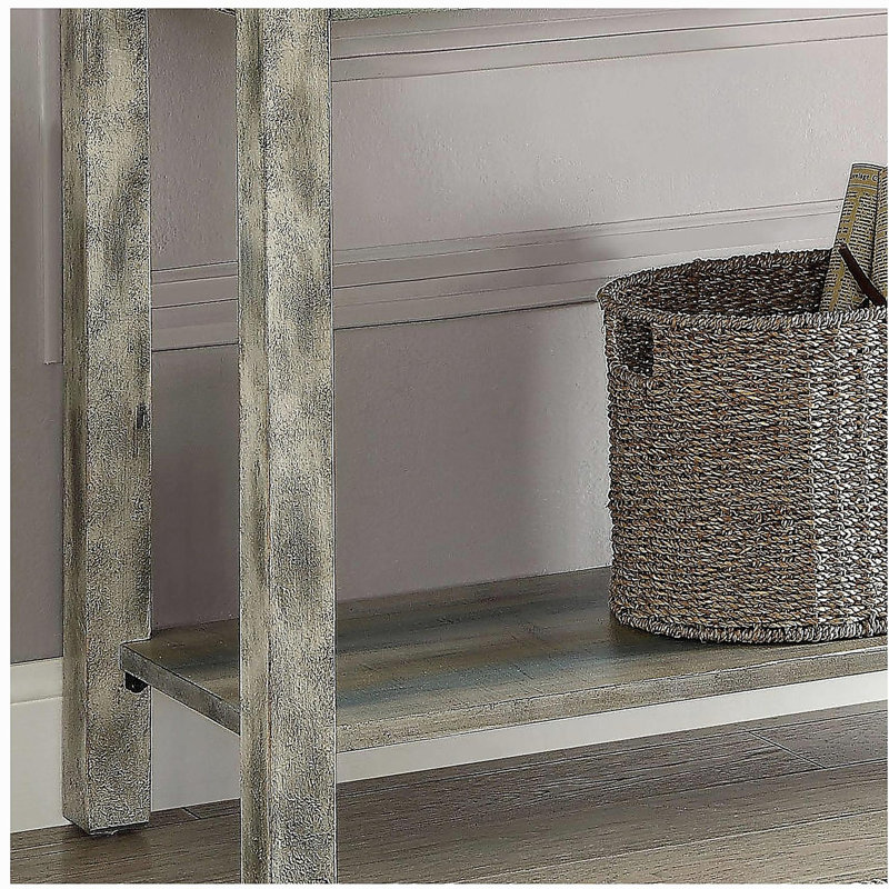 Commode verticale 3 tiroirs Vintage gris et bleu vert