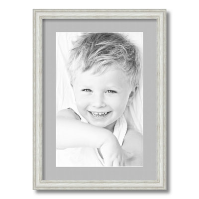 Wood Matte Picture Frame with Mat
