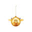 Bue 4.7'' Handmade Glass Animals Ball Ornament