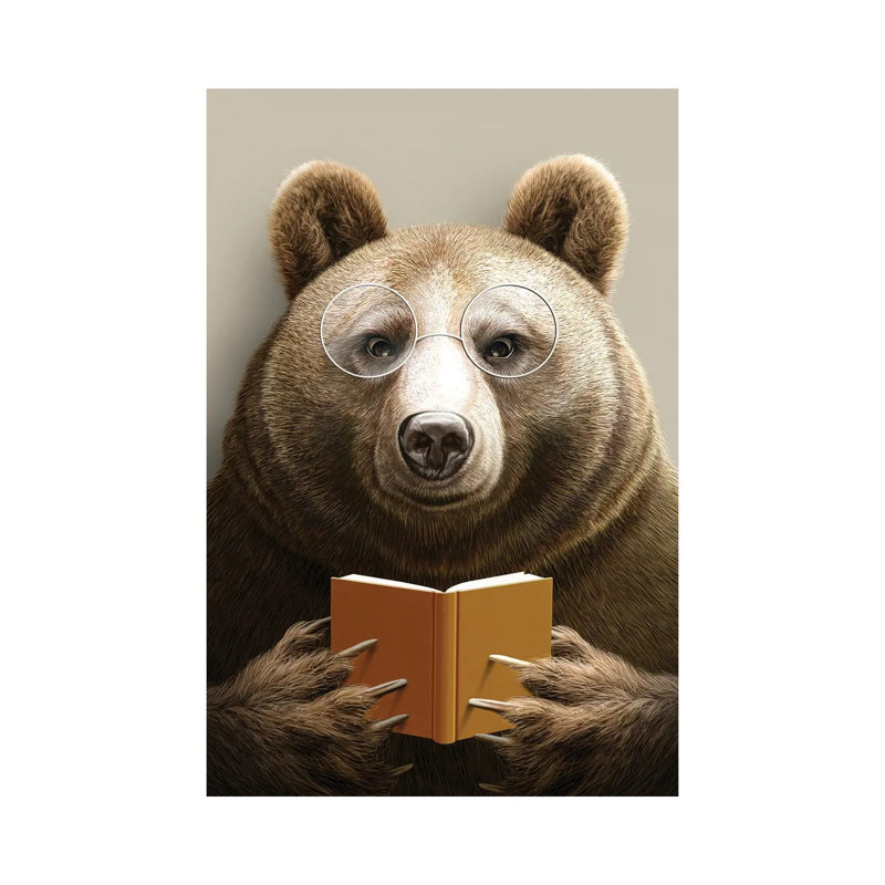 Bear by Adam Lawless - Wrapped Canvas Gallery-Wrapped Canvas Giclée, 20.32 cm H x 30.48 cm W