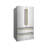 ZLINE Autograph 36 in. Counter-Depth Refrigerator in Stainless Steel and Gold Helix Handles-119340764