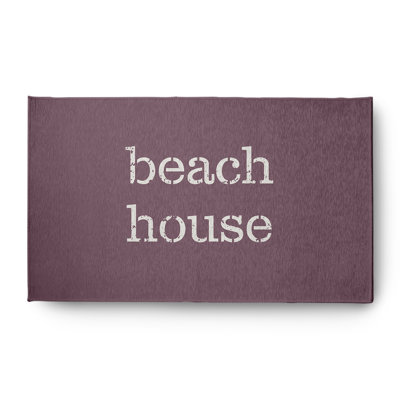 Tapis intérieur / extérieur mauve foncé Markleysburg