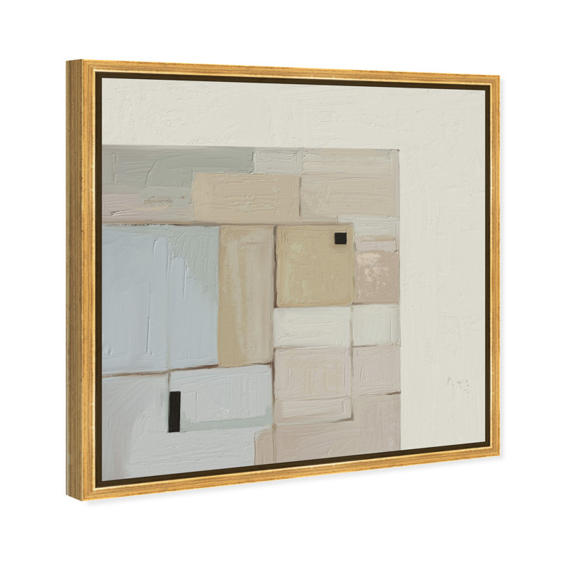 Softness Print by Oliver Gal, 17"H x 17"W, Gold Floater Frame