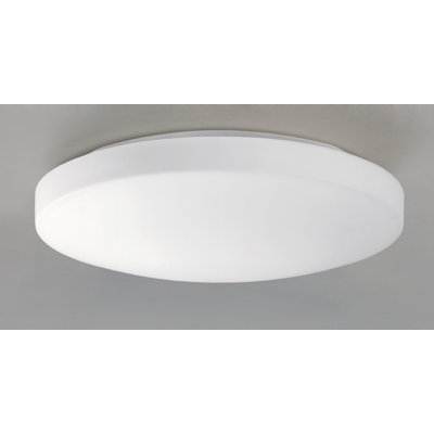Moon Glass LED Flush Mount