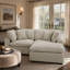 Canapé rembourré 3 pièces 79,6 "avec repose-pieds Caylob-549951424