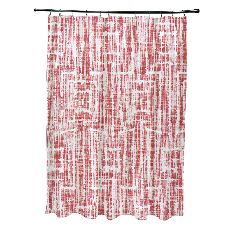 Rideau de douche simple Springdale, Orange