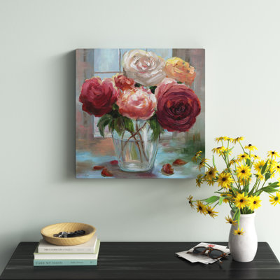 « rose society »-« rose society », reproduction de peinture à l’huile sur toile tendue