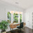 3 - Light 47" Modern Linear Kitchen Island Pendant With White Drum Shade For Dining Room Living Room-774458209-553148308