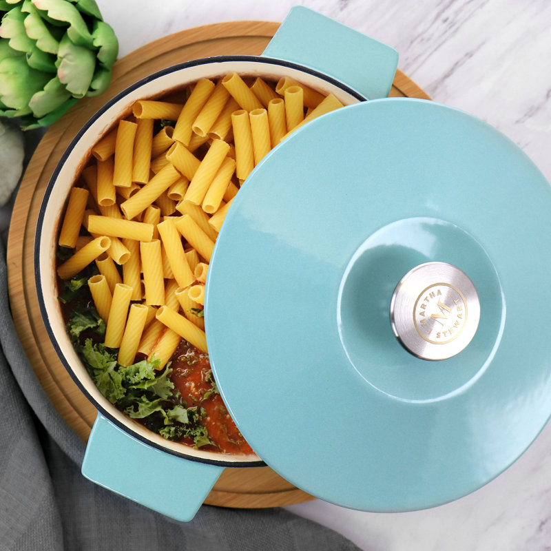 3 Quart Enameled Cast Iron Dutch Oven with Lid