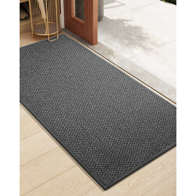 Melio Chevron Polyester Doormat 