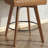 26" Extra-Wide 360° Swivel Bar Stool With Pocket Spring Seat & Solid Wood Base-2111622679