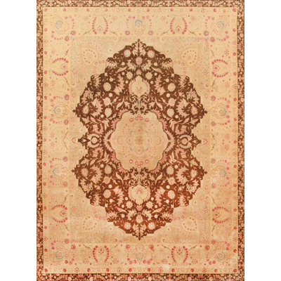 Baku One-of-a-Kind 9' X 12' 2010s Wool Area Rug in