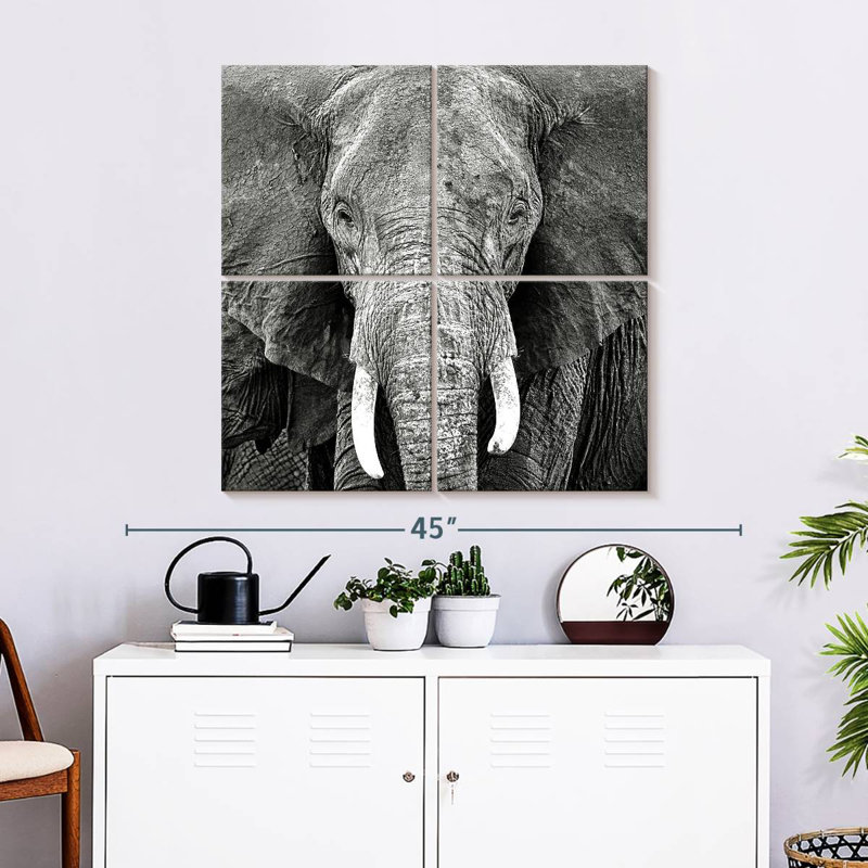 Brampt Elephant Wrinkles, 32" H x 32" W