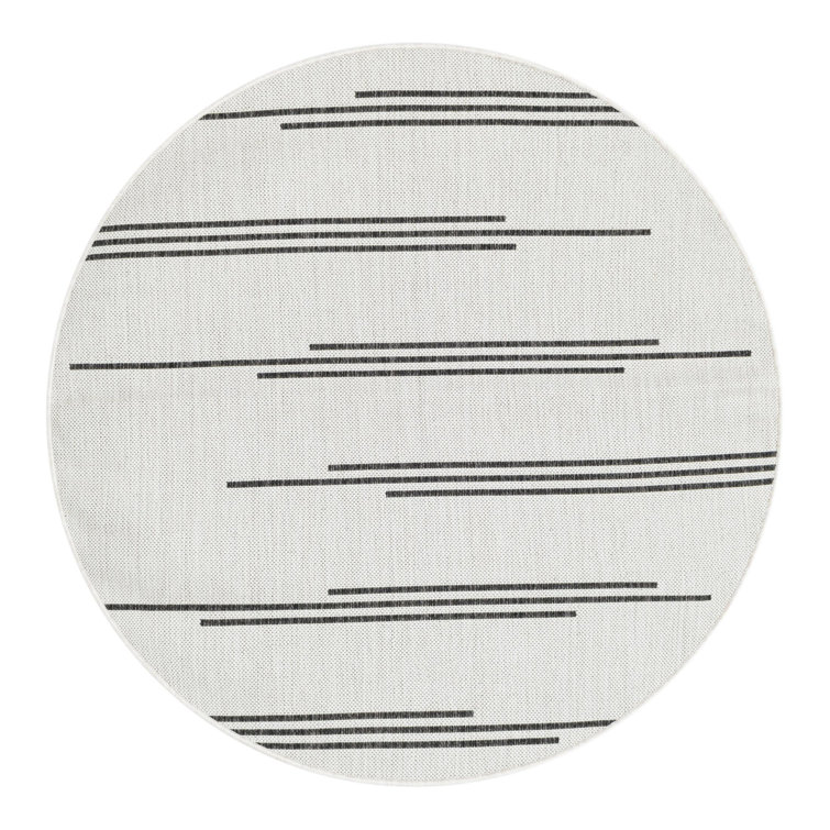 Leonardville Striped Indoor / Outdoor Rug