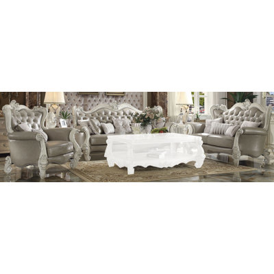 Anwita 3 - Piece Faux Leather Living Room Set