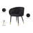 Analeah 18'' H Velvet Upholstered Armchair-2066758495