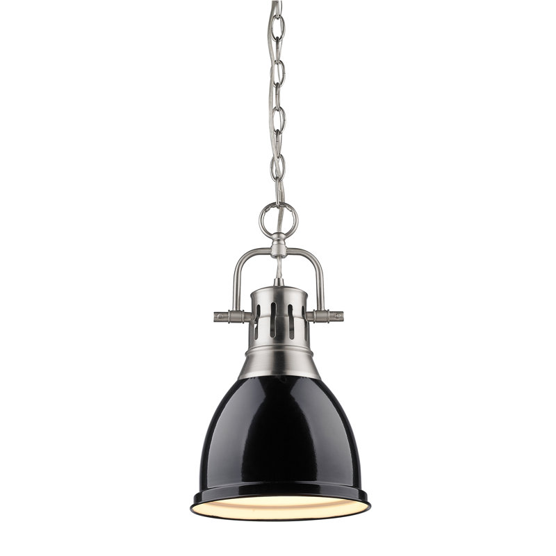 Alethia 1 - Light Kitchen Island Pendant, Black, Chrome