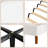 Full Bed Frame, Boucle Upholstered Platform Bed with Wingback Headboard, Strong Wooden Slats Support, Noise-Free Mattress Foundation, No Box Spring Needed, Easy Assembly, White-128203734-128203733