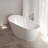 55" x 28.35" Freestanding Soaking Acrylic Bathtub