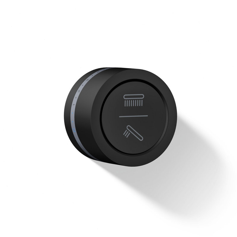 Interface de douche à double sortie DTV Mode ™ avec inverseur Eco-Mode, Avec dérivateur à mode écologique, Noir mat