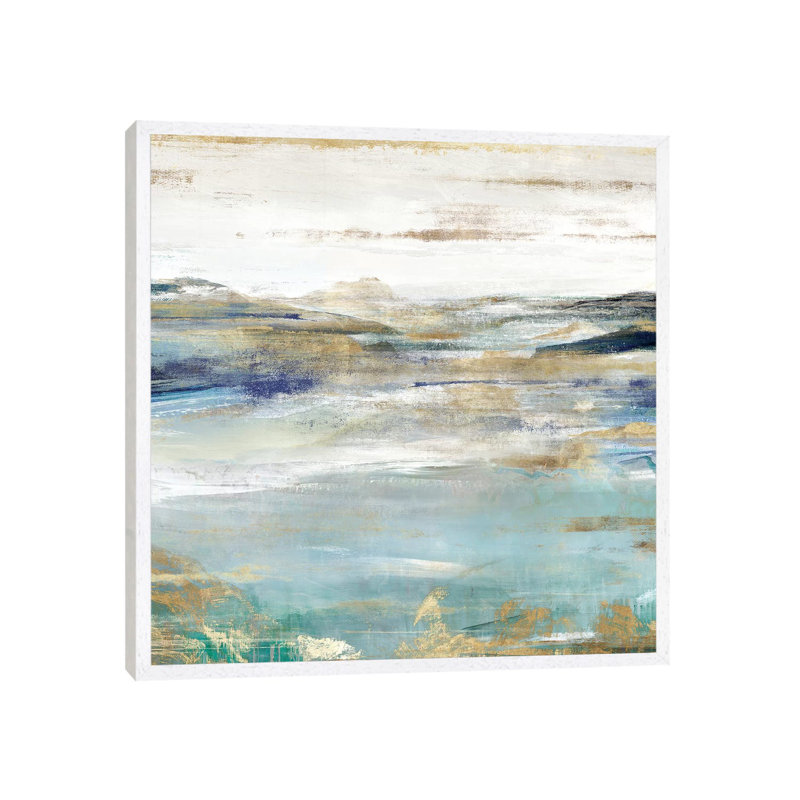 Upon A Clear I by Isabelle Z - Print on Canvas, White Framed, 93.98 cm H x 93.98 cm W