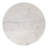 Atarah Modern 20" Round White Marble Top Accent Table, Matte Black Iron Hourglass Base, Unique Veined End & Side Table for Living Room