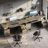 Luing 59'' Executive Desk with 2 File and Storage Drawers, Computer Writing Desk with Keyboard Tray and 2 Open Compartments for Home Office-499855739