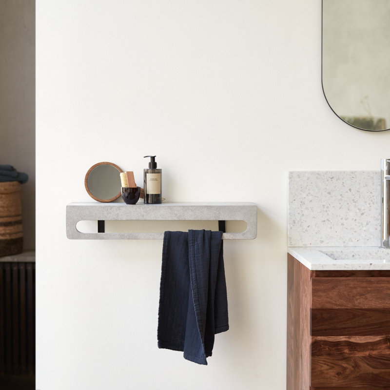 Clea 60 cm L Towel Bar, Cream