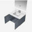 Lavabo de baignoire avec robinet et miroir à DEL-1142109210-1142109211