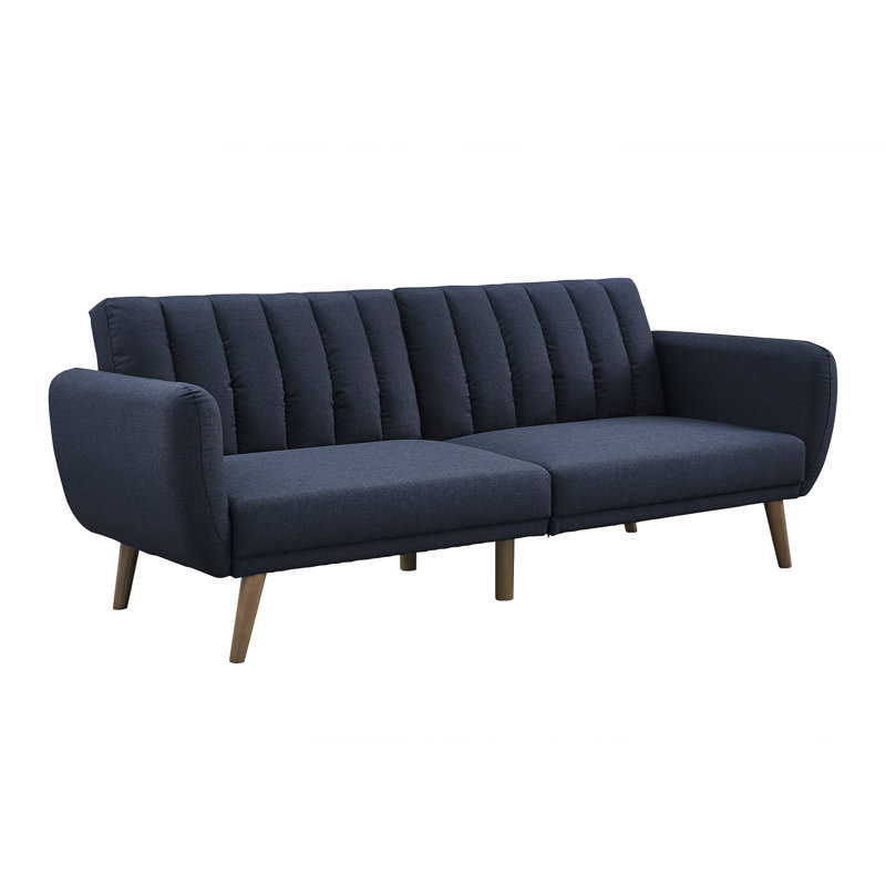 Novogratz Brittany 81.5" Round Arm Convertible Sofa
