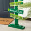Enseigne de porche en fer 36 "H Shamrock 