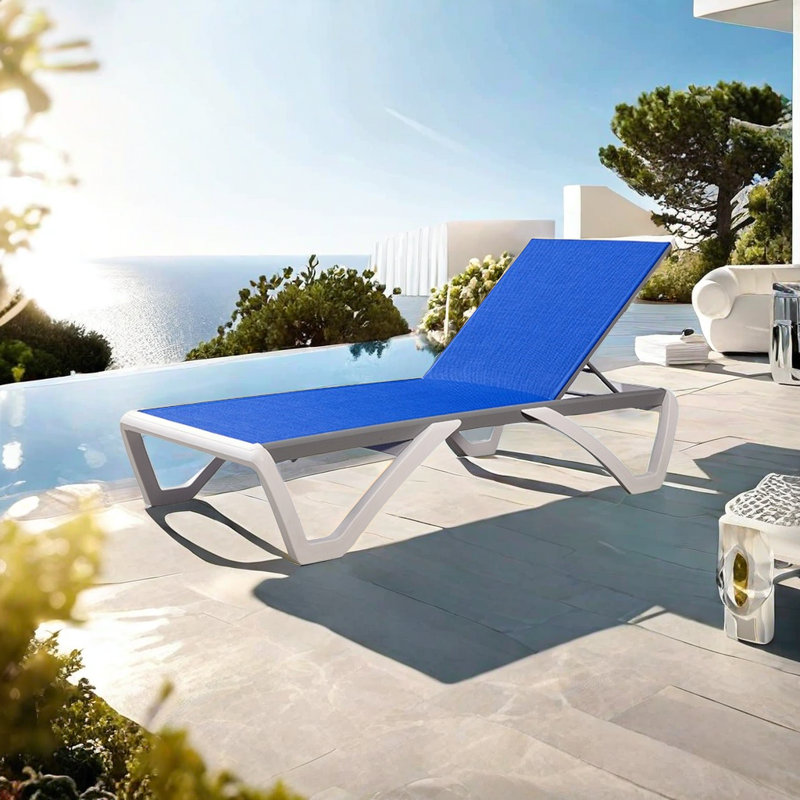 Norha Outdoor Chaise Lounge Set with Table