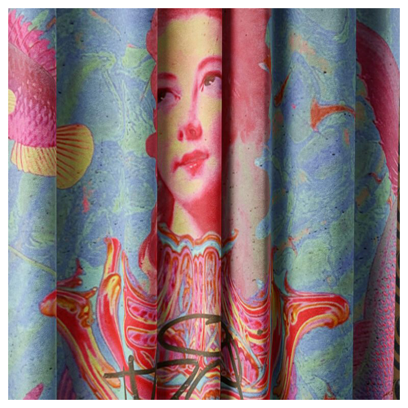 Velvet Blackout Curtain Panel Pair, 148cm Width x 300cm Drop