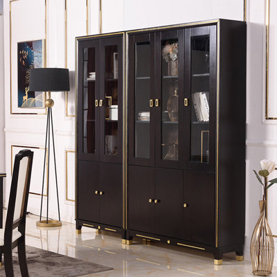 Fashionable and light luxury storage bookcase