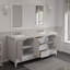 Elizabeth 72" Double Bathroom Vanity Set with Mirror-14858319-14858313
