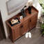 Rangement pour chaussures en aluminium brun noisette