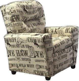 Leitman Kids 13'' Recliner and Ottoman