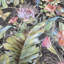 Papier peint métallique avec plantes tropicales Armany