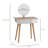 Amher Dressing Table with Mirror