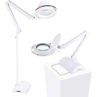 Brightech LightView LED 2-in-1 Floor and Table Lamp - White