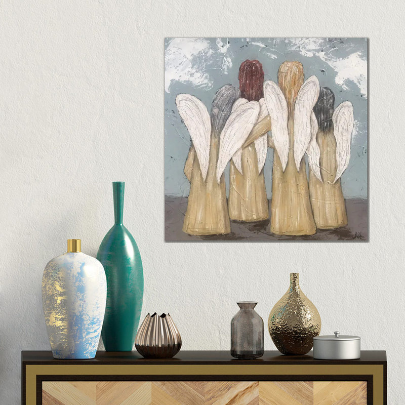 The Gathering Of Angels by Jade Reynolds - Wrapped Canvas Gallery-Wrapped Canvas Giclée, 45.72 cm H x 45.72 cm W