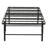 Metal Platform Bed Base - Twin Size Mattress Foundation Bed Frame, Black-1812185739