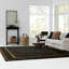 Tapis brun en laine noué à la main Saurya-85207163