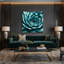 Art mural sur toile Botanical Agave Green
