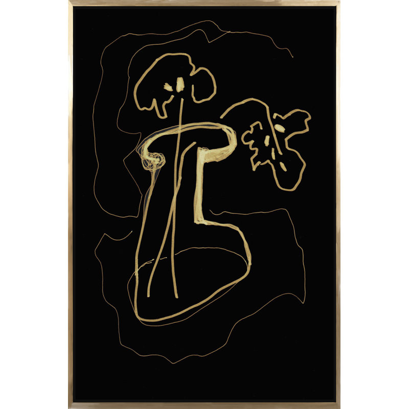Tiges d'orchidées - Peinture sur toile