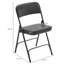 Ensemble de chaises pliantes empilables rembourrées en similicuir Manilo-208740023