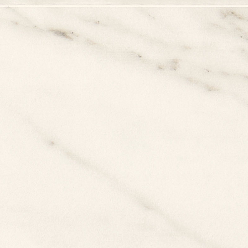 Daltile Perpetuo 3" X 24" Polished Porcelain Bullnose Trim (10 PCS Per Carton), Timeless White