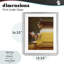 Reproduction encadrée sous verre rétro, "lecture de dame avec rayures", design par Seven Trees Design-1352203001-1352203005